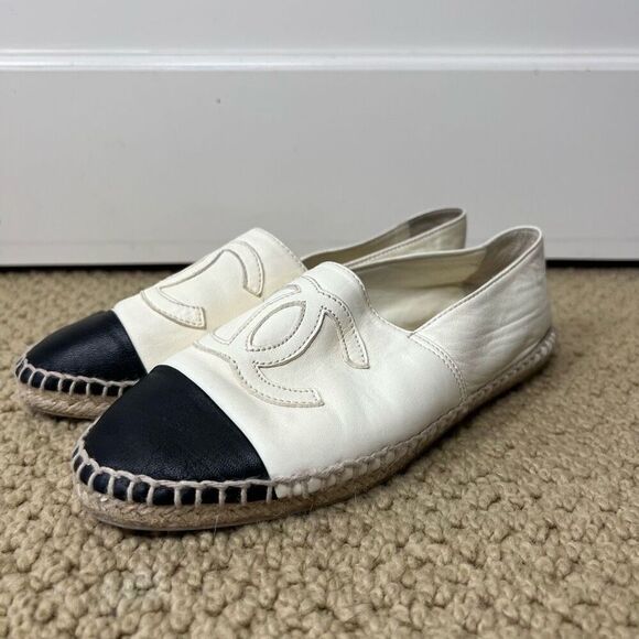 Chanel Leather Espadrilles - Picture 2 of 6